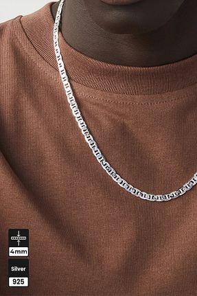 گردنبند نقره مردانه 925 عیار Mios Silver - کد 883755072