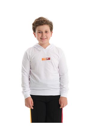 سوئیشرت سفید بچه گانه ساده Galatasaray - کد 789196247