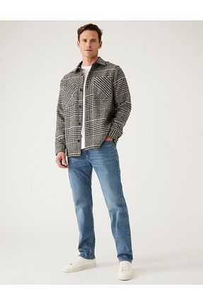 شلوار جین آبی مردانه رگولار Marks & Spencer - کد 793934588