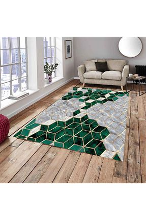 کاور فرش سبز پلی استر AZRACA HOME - کد 888111560