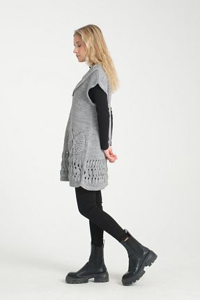 لباس طوسی زنانه تریکو İVESA - کد 888117809