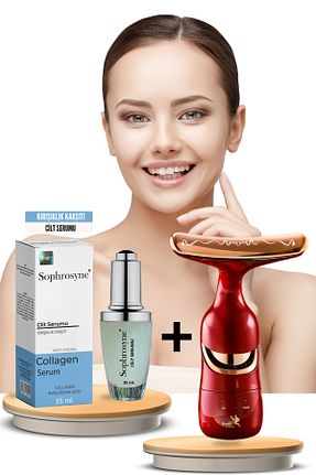 ابزار ماساژ صورت قرمز Elektronik Beauty Vogue - کد 887662531