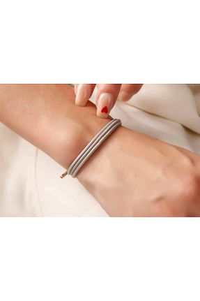 دستبند جواهر رنگی زنانه چرم Herşey Nota - کد 887698683