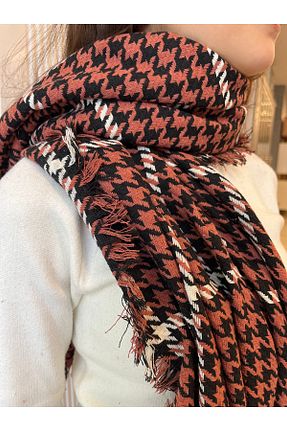 شال نارنجی زنانه Hayrunnisa - کد 887717454