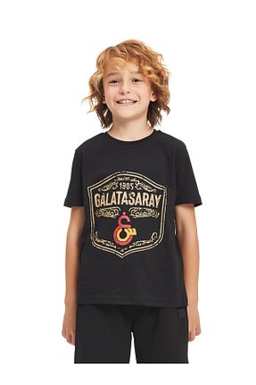 تیشرت مشکی بچه گانه رگولار Galatasaray - کد 838546693