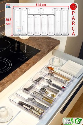 نظم دهنده کمد نباتی اکریلیک color house - کد 679428780