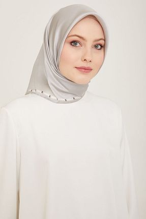 روسری کرپ ساتن ابریشم Armine - کد 887719126