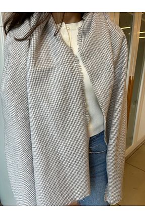شال طوسی زنانه Hayrunnisa - کد 887717344