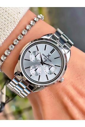 ساعت مچی طوسی زنانه 36-40 میلی متر Daniel Klein - کد 870948940