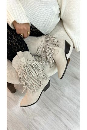 چکمه بژ زنانه جیر by emine eren emotion shoes - کد 887727697