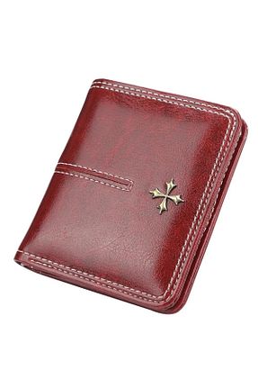 کیف پول قرمز زنانه ابعاد کوچک baellerry - کد 876345006