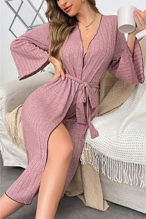 ربدوشام صورتی زنانه پنبه ای BELLA NOTTE - کد 887725907