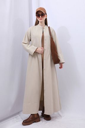 لباس حجاب طوسی زنانه اورسایز ZÜLAYS - کد 863387792
