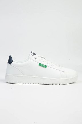 کفش کژوال سفید مردانه چرم مصنوعی Benetton - کد 846979409