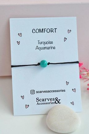 دستبند جواهر رنگی زنانه سنگ طبیعی Sacce Scarves&Accessories - کد 141305913
