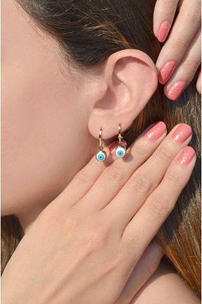 گوشواره جواهر رنگی زیرکن Sacce Scarves&Accessories - کد 92949705