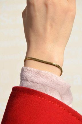 دستبند استیل (فولاد) زرد زنانه استیل (فولاد) Sacce Scarves&Accessories - کد 880866794