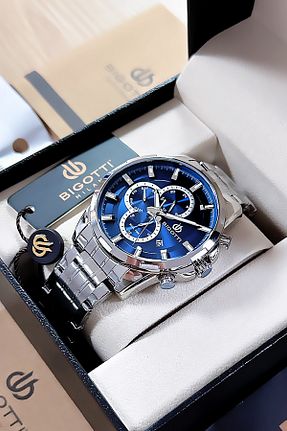 ساعت مچی متالیک مردانه 44 میلی متر Bigotti - کد 881431312