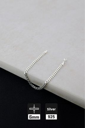 دستبند نقره مردانه 925 عیار Mios Silver - کد 887820614