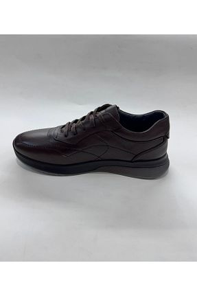 کفش اسنیکر قهوه ای مردانه چرم اصل Greyybull Shoes - کد 887876738