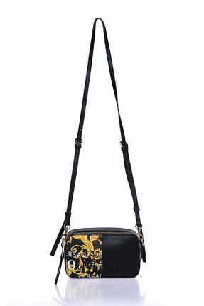 کیف دوشی مشکی زنانه پلی اورتان VERSACE JEANS COUTURE - کد 470309134