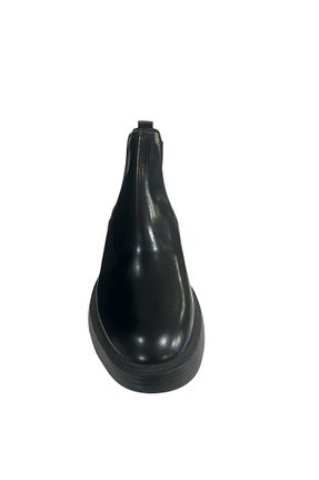 بوت / نیم بوت مشکی مردانه چرم خالص Debut - کد 887903118