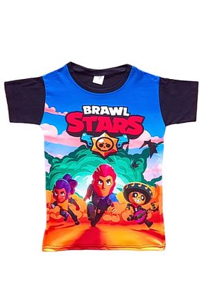 تیشرت مشکی بچه گانه رگولار BRAWL STARS - کد 833847139