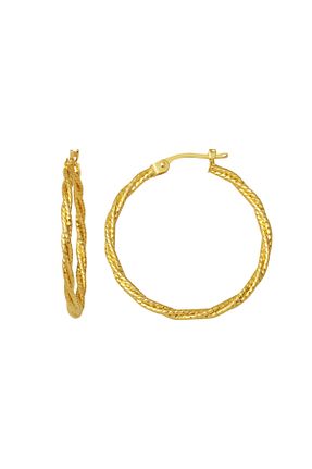 گوشواره طلا زرد زنانه 14 عیار Bilezikci - کد 888310577