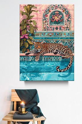 تابلو رنگی کنواس Mega Desing - کد 888320682