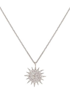 گردنبند نقره طوسی زنانه 925 عیار bs begisilver - کد 887901107