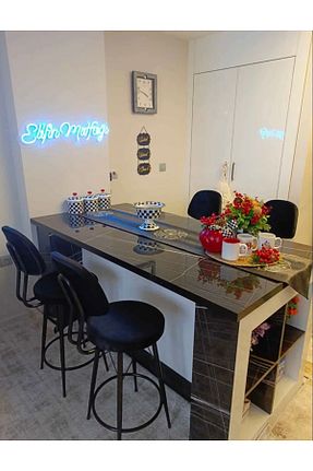 صندلی آشپزخانه مشکی فلزی Sandalye Shop - کد 469506662