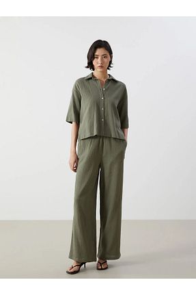 شلوار سبز زنانه ویسکون LC Waikiki - کد 887965939