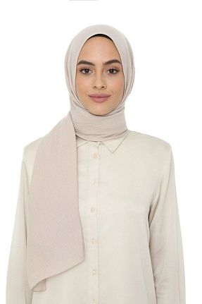 شال بژ زنانه جاز İLKYAZ - کد 887968569