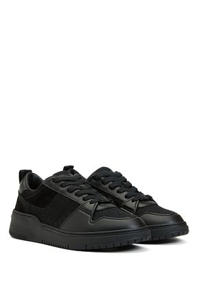کفش اسنیکر بژ مردانه بند دار Ferragamo - کد 887989835