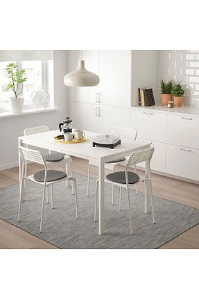 میز ناهار خوری سفید ثابت IKEA - کد 812126449
