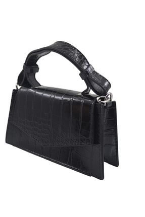 کیف دوشی مشکی زنانه چرم مصنوعی Zaytoon - کد 858122178