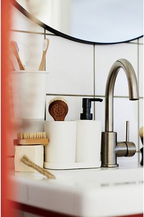 ست حمام سفید پلاستیک IKEA - کد 117140390