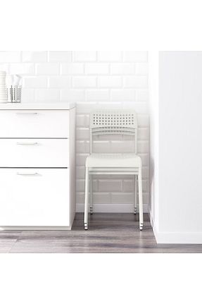 صندلی آشپزخانه سفید فلزی IKEA - کد 775141420