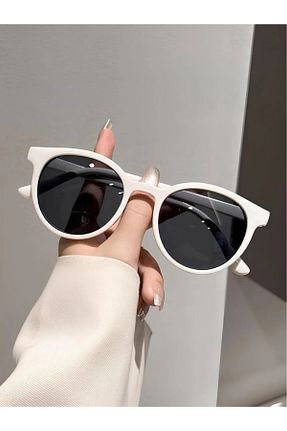 عینک آفتابی سفید زنانه 50 Nilu Moda - کد 888005960