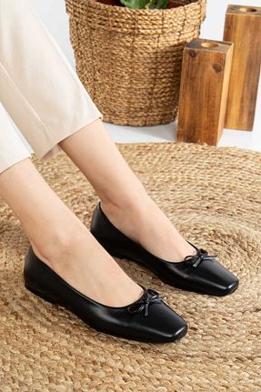 بابت مشکی زنانه چرم خالص portofinooshoes - کد 888013510