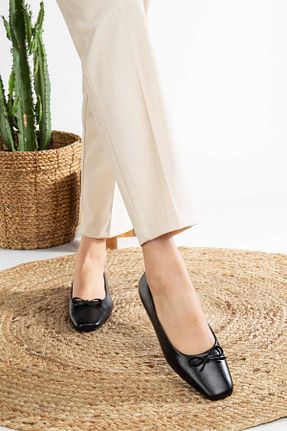 بابت مشکی زنانه چرم خالص portofinooshoes - کد 888013510