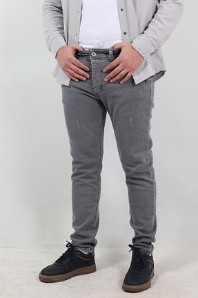 شلوار جین طوسی مردانه رگولار Ofzensport - کد 885769988