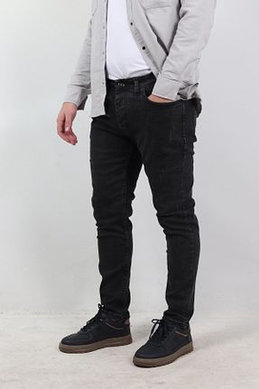 شلوار جین طوسی مردانه رگولار Ofzensport - کد 885763392