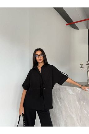 ست بالاتنه و پائین تنه مشکی زنانه بافتنی jennyfer garment - کد 888638555