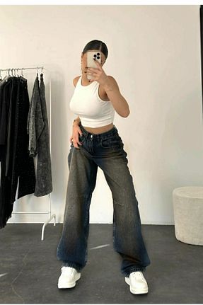 شلوار جین آبی زنانه رگولار Trn JNS - کد 871650256