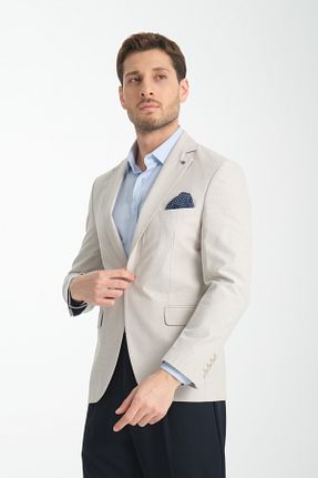 کت بلیزر طوسی مردانه پلی ویسکون Frappoli - کد 887681351