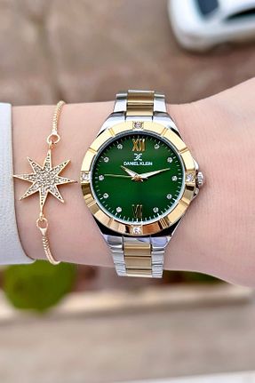 ساعت مچی زرد زنانه 31-35 میلی متر Daniel Klein - کد 895459058