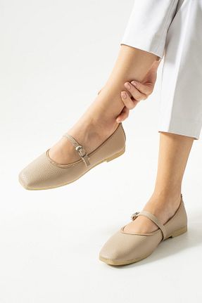 بابت بژ زنانه چرم مصنوعی MÜJERİL