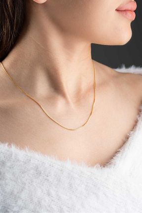 گردنبند طلا زرد زنانه 14 عیار Bayar Gold - کد 882446310
