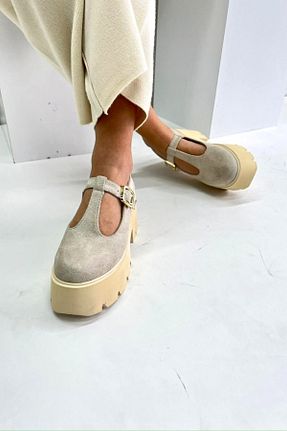 کفش لوفر بژ زنانه جیر inizio - کد 888596630